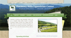 Desktop Screenshot of harmonyhills.com